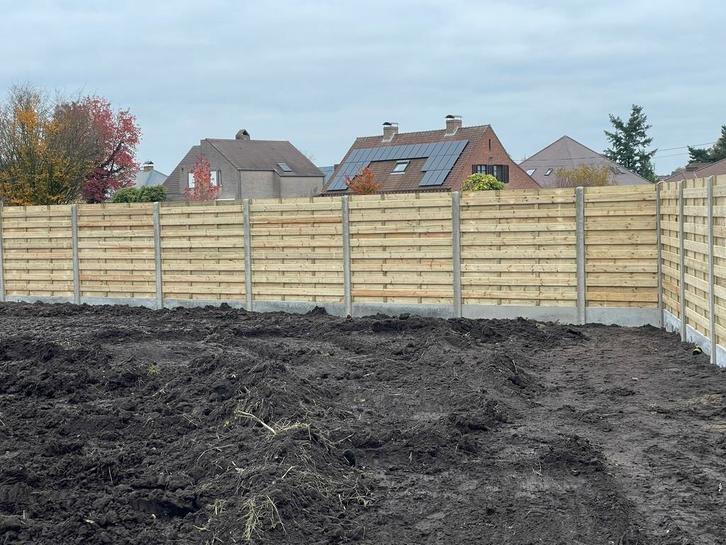 Houten tuinschermafsluitingen, Jardin & Terrasse, Palissades, Comme neuf, Enlèvement