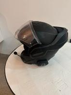 Scorpion Exo tech mat zwart helm met intercom sena, Overige merken, Systeemhelm, Tweedehands, M
