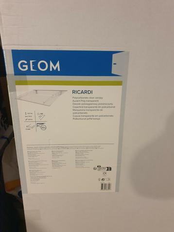 Basic Plus luifel van aluminium en polycarbonaat 140x90 cm - beschikbaar voor biedingen