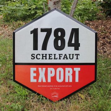 Reclamebord Schelfaut Export bier beschikbaar voor biedingen