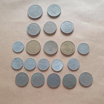 Lot 20 luxemburgse munten beschikbaar voor biedingen