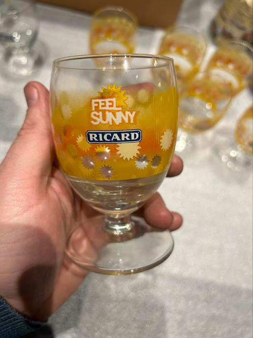 ② 6 verres Ricard. Collection Feel Sunny. Neufs. — Verres & Petits Verres —  2ememain