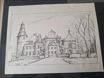 Lithographie/ dessin(1977) beschikbaar voor biedingen