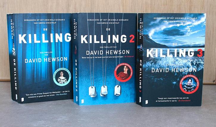 De killing - David Hewson - set van 3., Boeken, Thrillers, Zo goed als nieuw, Ophalen of Verzenden