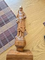 Gesneden hout antiek soldaat bewaker gevechtskruis Man, Antiek en Kunst, Ophalen
