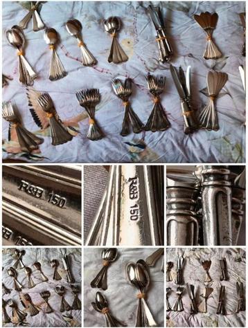  🎀 Mes 96 🍴Couverts 🥄ROBBE & BERKING Massive SILVERPLATED beschikbaar voor biedingen