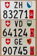 Nummerplaat plaque d'immatriculation ZWITSERLAND SWISS, Verzamelen, Overige Verzamelen, Ophalen of Verzenden, Zo goed als nieuw