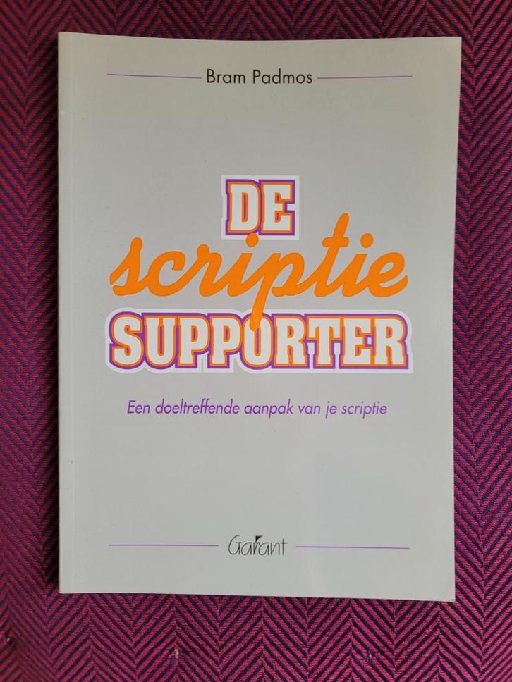 B. Padmos - De scriptiesupporter, Livres, Livres Autre, Comme neuf, Enlèvement