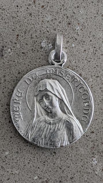 Médaillon, pendentif Mère de Miséricorde, argent, Enlèvement ou Envoi, Neuf, Bijoux, Christianisme | Catholique
