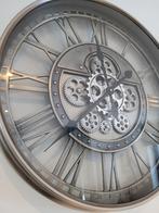 Wandklok met draaiende scharnieren, Huis en Inrichting, Ophalen, Zo goed als nieuw, Analoog, Wandklok
