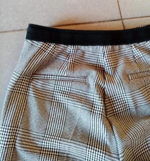 Zara : nieuw zwart wit ruiten losvallend lange broek , S, Kleding | Dames, Broeken en Pantalons, Nieuw, Maat 36 (S), Zwart, Lang