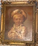 Schilderij A Boy as Pierrot, Antiek en Kunst, Kunst | Schilderijen | Klassiek, Ophalen of Verzenden