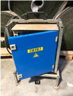 electriciteit mobiele werfkast, Ophalen