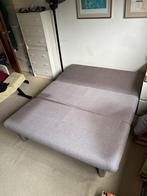 Slaapbank / Bedbank - Grijs 140x200, Ophalen, Zo goed als nieuw, Grijs