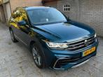 Volkswagen Tiguan R Line 1.4 TSI eHybrid Hybrid 245pk Bj2021, 4 cilinders, Zwart, Leder, 5 zetels