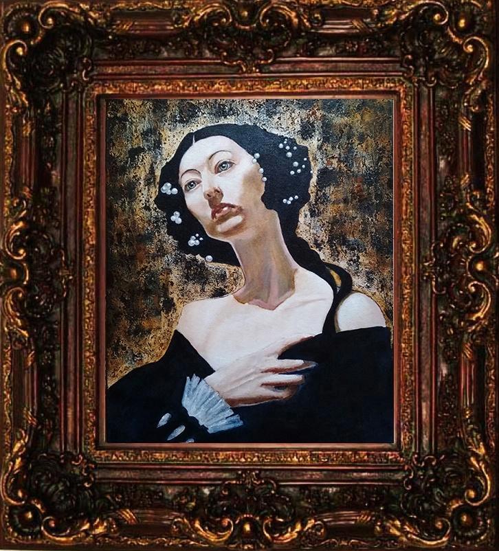 "De berouwvolle Magdalena" Schilderij, Antiek en Kunst, Kunst | Schilderijen | Modern, Verzenden