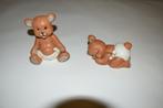 Twee mooie decoratie beren beeldjes voor in de Baby kamer, Ophalen, Zo goed als nieuw