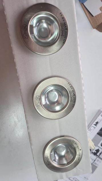 PHILIPS inbouwspotjes rvs nieuw in doos. beschikbaar voor biedingen