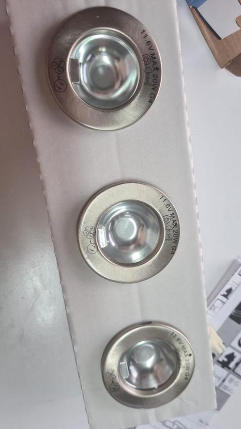 PHILIPS inbouwspotjes rvs nieuw in doos., Huis en Inrichting, Lampen | Spots, Nieuw, Ophalen of Verzenden