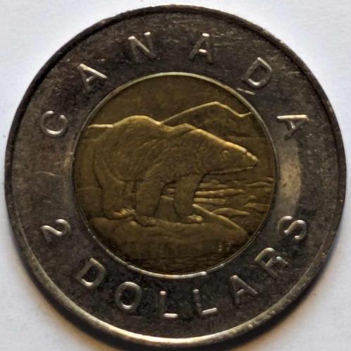 Canada - 2 dollars - 1996, Timbres & Monnaies, Monnaies | Amérique, Monnaie en vrac, Amérique du Nord, Enlèvement ou Envoi