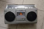 Lot de 4 radio vintage boombox K7 pour pièces/ réparation, Enlèvement ou Envoi, Radio