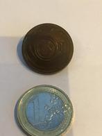 Originele belgische knoop ABBL pré 1915  3 de jagers te voet, Ophalen of Verzenden