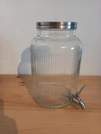 Glazen drankdispenser met kraantje, Ophalen, Zo goed als nieuw, Overige typen
