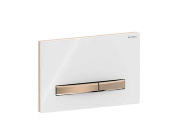 Geberit Sigma50  square Drukplaat - Messing Wit beschikbaar voor biedingen