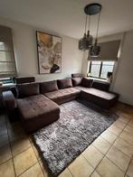 TE KOOP: Grote bruine hoeksofa met bedfunctie / opbergruimte, Huis en Inrichting, Ophalen, Zo goed als nieuw