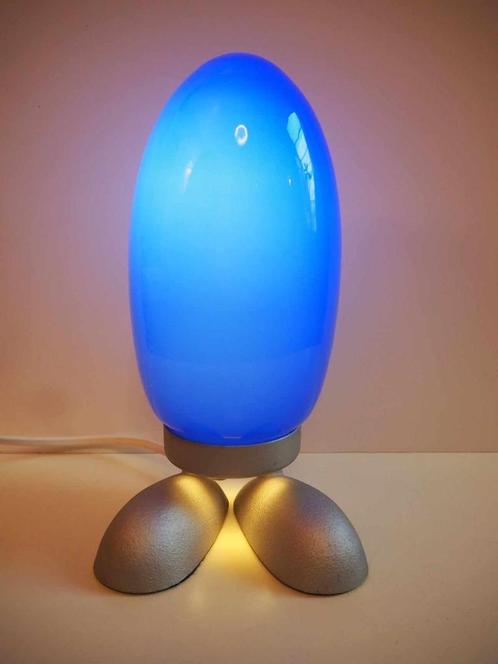 Vintage tafellampje Ikea, Huis en Inrichting, Lampen | Tafellampen, Zo goed als nieuw, Minder dan 50 cm, Glas, Metaal, Ophalen