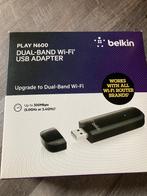 Belkin Dual-Band Wi-Fi usb Adapter, Computers en Software, Zo goed als nieuw, Ophalen