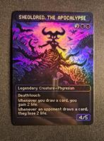 MTG Custom Sheoldred, the Aplocalypse Pixel Alter Foil, Hobby en Vrije tijd, Verzenden, Zo goed als nieuw, Losse kaart, Foil