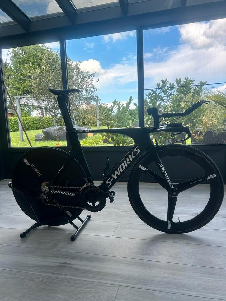 Vélo Chrono S-works Shiv TT triathlon, Fietsen en Brommers, Fietsen | Racefietsen, Zo goed als nieuw, Carbon, Ophalen