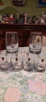 6 vintage bierpotjes jupiler urtyp 25 cl, Enlèvement, Comme neuf, Jupiler