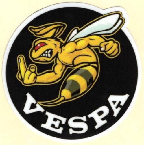 Vespa sticker #18, Motoren, Accessoires | Stickers, Verzenden