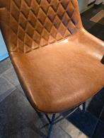 Twee barstoelen cognac, Huis en Inrichting, Stoelen, Ophalen, Twee