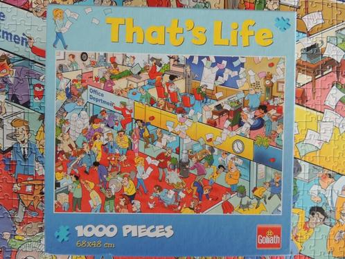 Puzzle 1000 pièces - That's life - Au bureau, Hobby & Loisirs créatifs, Sport cérébral & Puzzles, Puzzle, Enlèvement