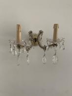 Antieke wandlamp, Ophalen, Gebruikt, Glas