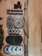 Barres Haltères Poids de Musculation, Enlèvement ou Envoi, Utilisé, Jambes, Barre d'haltères