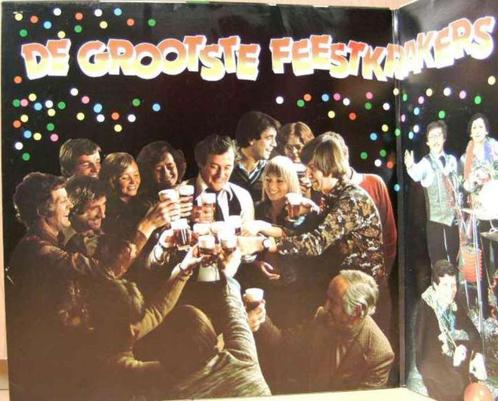 Dubbel LP -De grootste feestkrakers aller tijden, Cd's en Dvd's, Vinyl | Nederlandstalig, Zo goed als nieuw, Levenslied of Smartlap