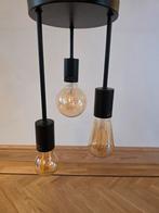 Plafondlamp met 3 fittingen - zonder lampen, Huis en Inrichting, Ophalen, Zo goed als nieuw, Metaal, Minder dan 50 cm