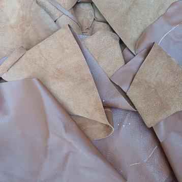 Snijresten (runds)leder beschikbaar voor biedingen