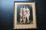 reproductie THE THREE GRACES Regnault vergulde houd, Ophalen of Verzenden