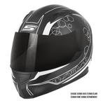 S-Line — S448 zwart-wit grafische integraalhelm, Motoren, Verzenden, Nieuw met kaartje, Integraalhelm