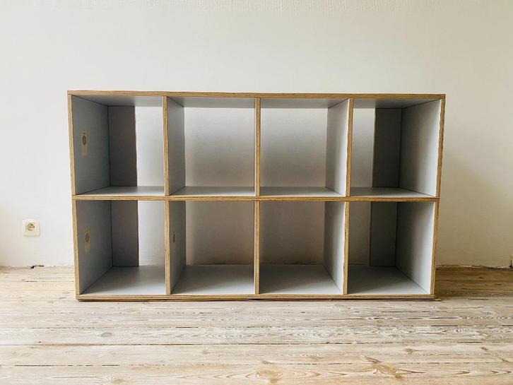 Tylko Vinyl shelf étagère light grey /plywood, Huis en Inrichting, Kasten | Stellingkasten, Zo goed als nieuw, Ophalen