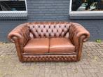 Springvale Chesterfield zetel bruin GRATIS GELEVERD, Antiek en Kunst, Ophalen of Verzenden