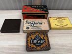 lot oude blikken cigarettendozen, Ophalen of Verzenden, Gebruikt