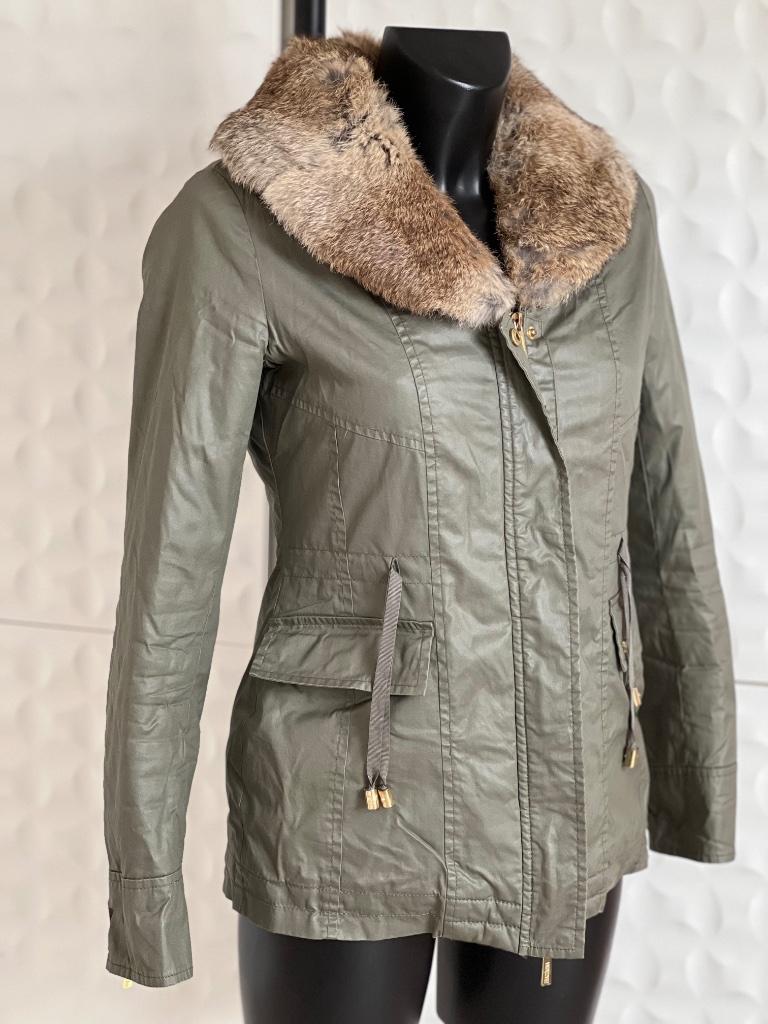 Veste FRACOMINA avec fourrure pour femme : Taille Xs, Enlèvement ou Envoi, Comme neuf