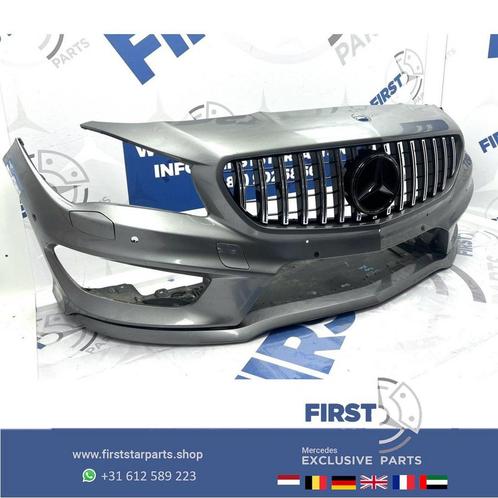 W117 BUMPER C117 CLA45 AMG VOORBUMPER WIT ZWART GRIJS ROOD B, Auto-onderdelen, Carrosserie, Bumper, Mercedes-Benz, Voor, Gebruikt