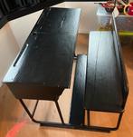 Oude schoolbank, Ophalen, Gebruikt, Bureau